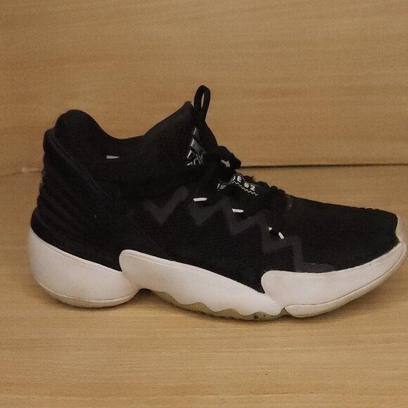 Adidas D.O.N. Issue #2 Kids Black Athletic Shoes 4 - Picture 1 of 7